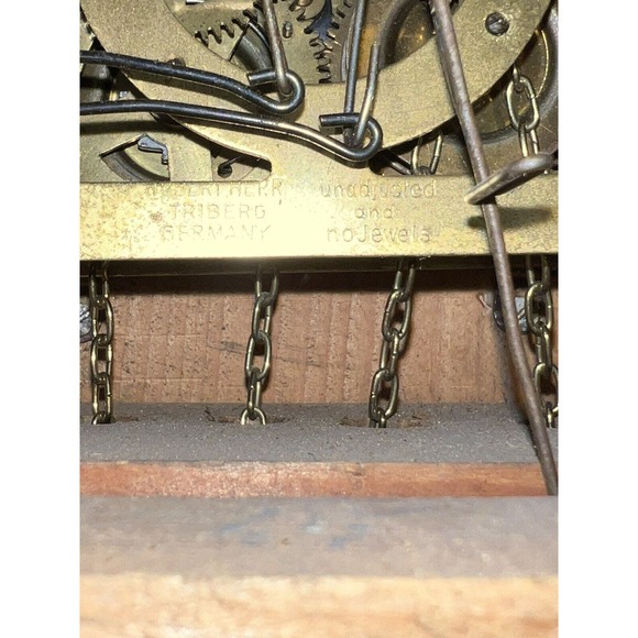 Vintage Hubert Herr Black Forest Cuckoo Clock -Germany - Picture 5 of 10